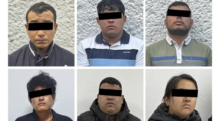Seis detenidos de la Unión Tepito.