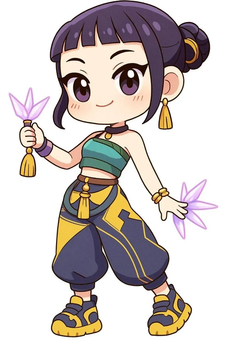 5 stickers de Baby Zoey para imprimir GRATIS para los fans de Kpop Demon Hunters