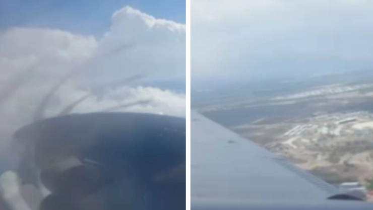 bombardeo nubes Sierra Santiago