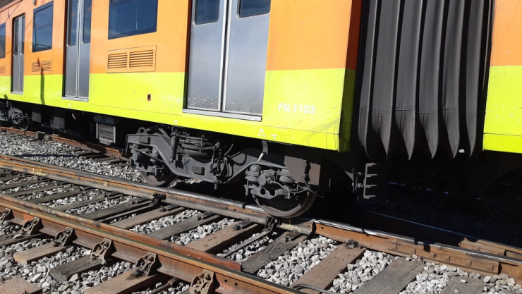 El Metro señaló que no hubo afectación alguna a los usuarios o al servicio y circulación de trenes en la Línea A.