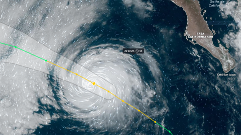 huracán howard tiempo real