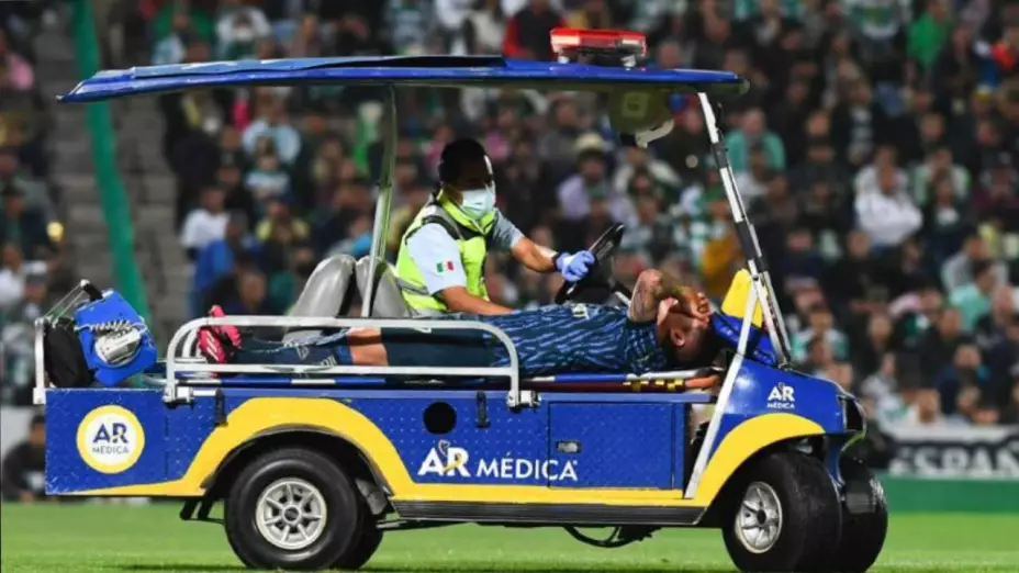 lesion de zendejas santos vs america