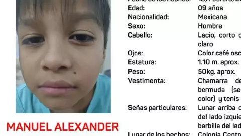 Piden ayuda URGENTE para localizar a MENOR de 9 años DESAPARECIDO en el centro de Mérida
