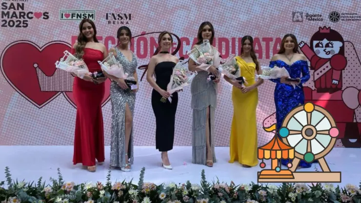 ¿Cuáles son las 6 candidatas a ‘reina’ de la Feria de San Marcos 2025?