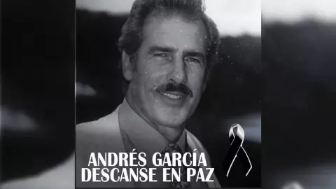 Cuerpo de Andrés García es trasladado a la funeraria