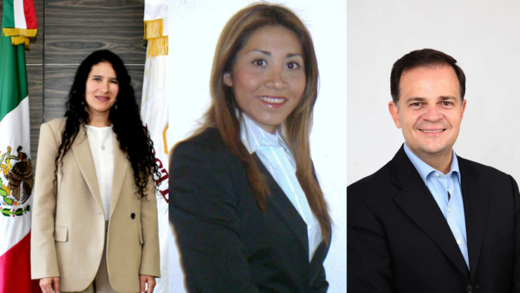 Bertha Alcalde Luján, Ulrich Richter Morales y Anaid Elena Valero Manzano compiten para ser el nuevo fiscal de la CDMX