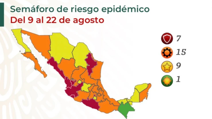 semáforo Covid México estados 9 22 julio.jpg