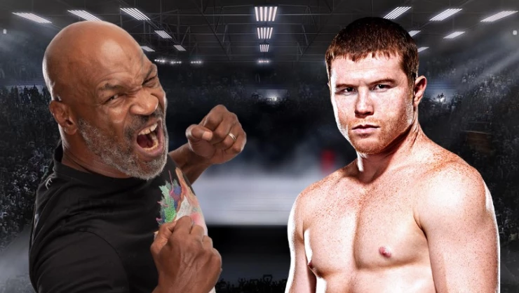 Mike Tyson y Canelo Álvarez