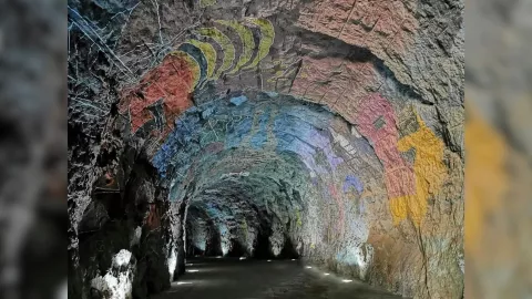 El Principio, mural en la Presa Huites