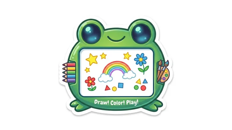 Lilypad interactiva estilo app de dibujo