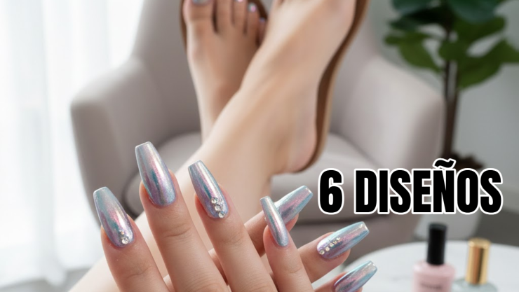 6 diseños de uñas efecto aurora que te encantarán para esta temporada: en manos o pies