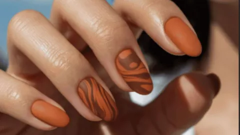 estilo de uñas boho