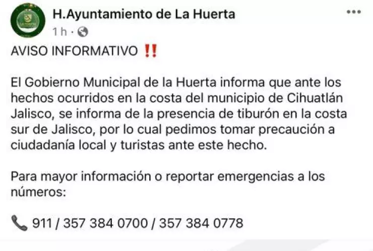 Ataque de tiburón en Jalisco