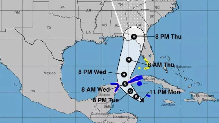 ACTUALIZACIÓN_ Esta es la ubicación ACTUAL del Potencial Ciclón Tropical 9 que amenaza a Yucatán.