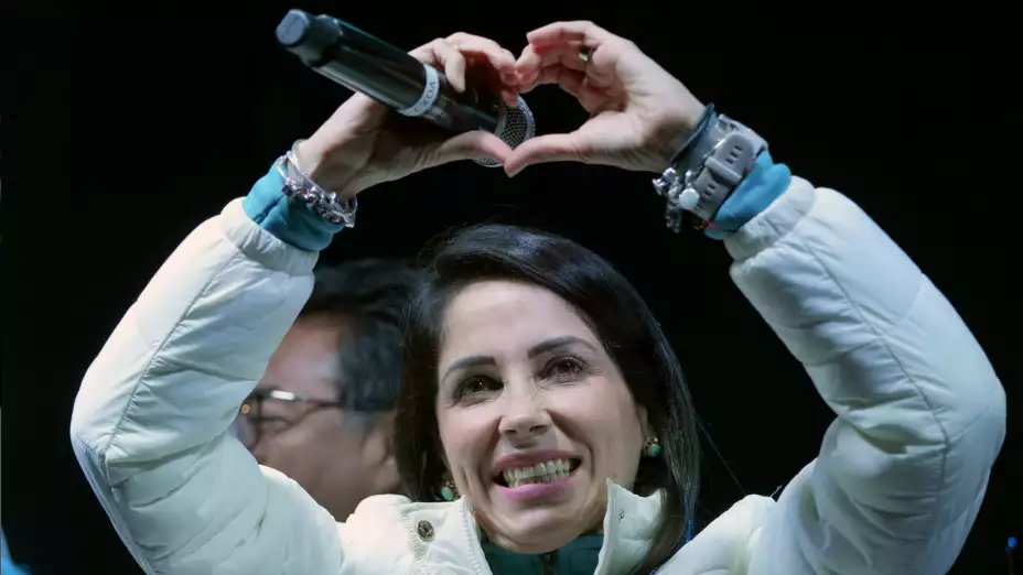 Luisa González, candidata presidencial en Ecuador