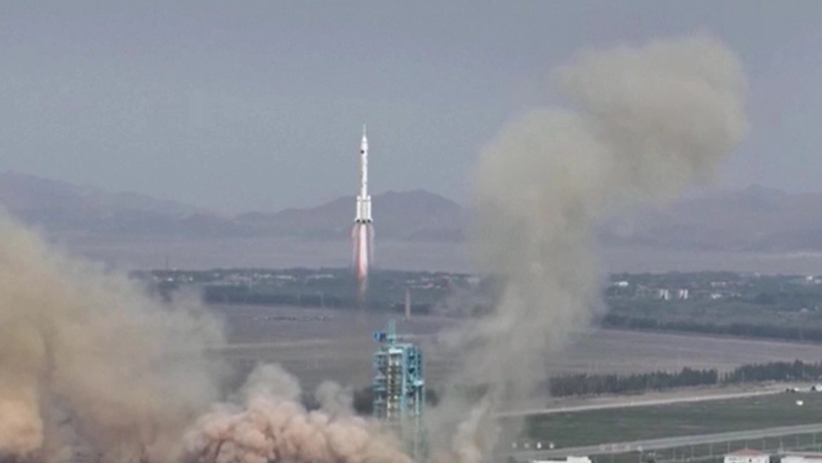 China nave espacial Shenzhou-16 Estación Espacial de China