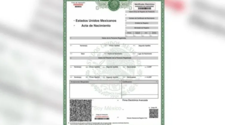 Así puedes certificar tu acta de nacimiento en línea