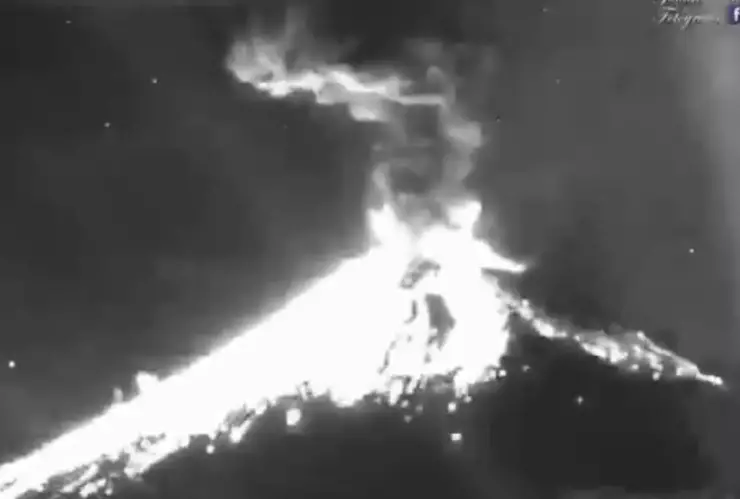 Explosión Popocatépetl
