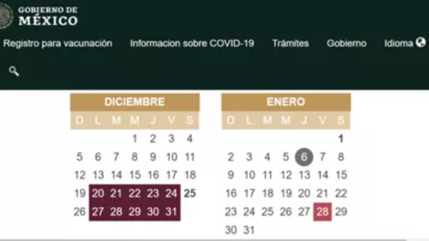 El calendario SEP marca que las vacaciones de invierno para los estudiantes y maestros de nivel básico serán de 10 días hábiles.