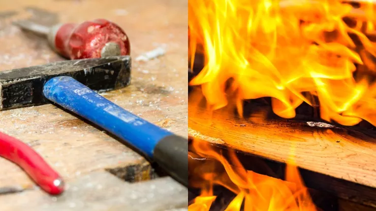 Joven asesina a sus padres a martillazos y luego prende fuego a su casa