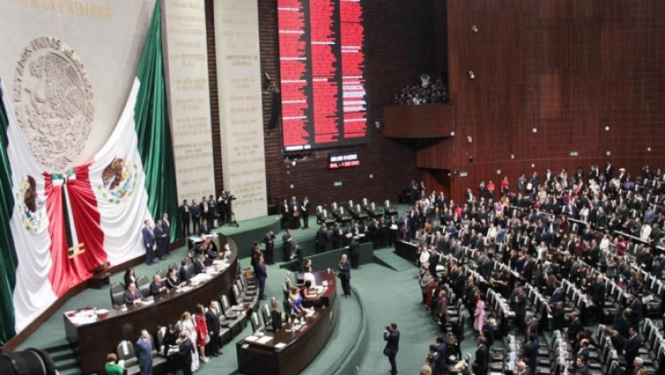 Comitiva legisladores Congreso