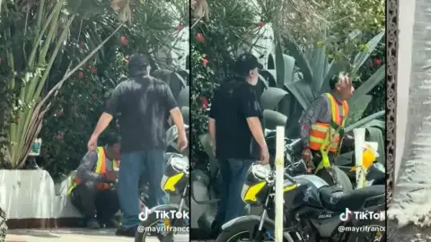 Extranjero confrontando a mexicano