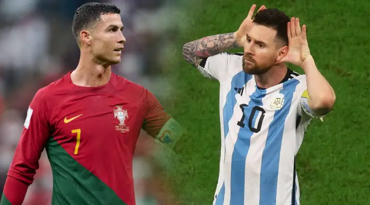 Cristiano Ronaldo y Lionel Messi
