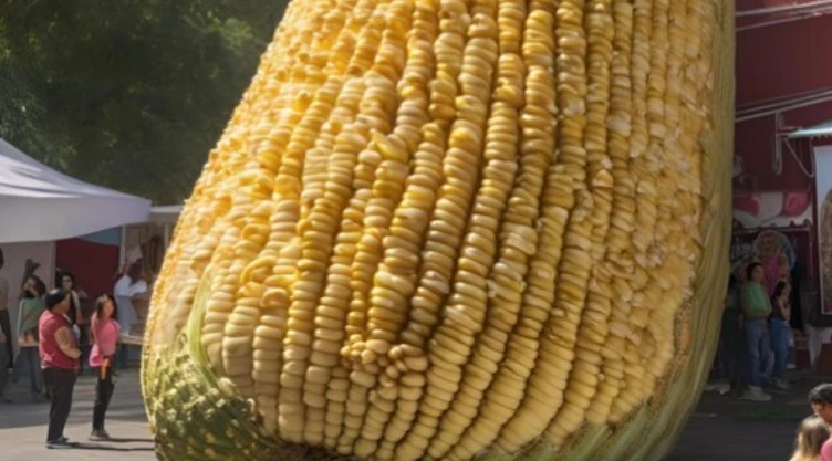 Desaparece mazorca gigante de la Feria del Elote 2024 en Atlixco