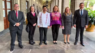 Ministros de la SCJN en informe de gobierno de Claudia Sheinbaum.