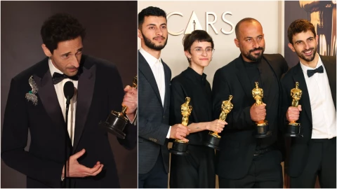discursos_premios_oscar_2025_guerra_racismo_adrien_brody_estatuilla