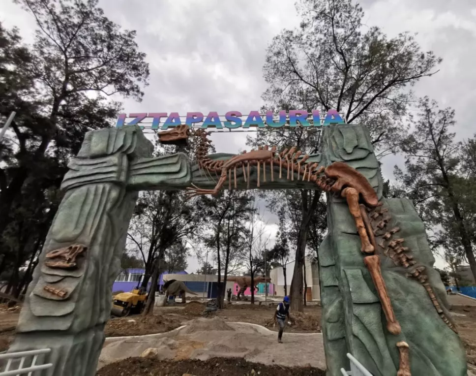 Iztapasauria será un parque temático en CDMX dedicado a los dinosaurios será una opción de entretenimiento para los capitalinos.