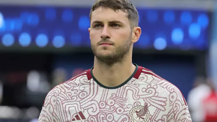 Santiago Giménez con la Selección Mexicana