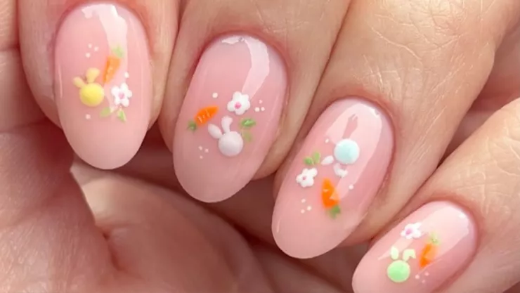 uñas minimalistas pascua 2026