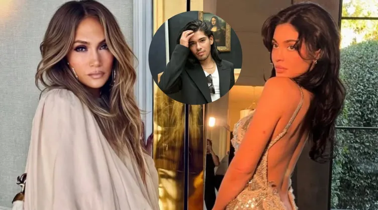 Jennifer López y Camila Cabello con Jesús Guerrero.