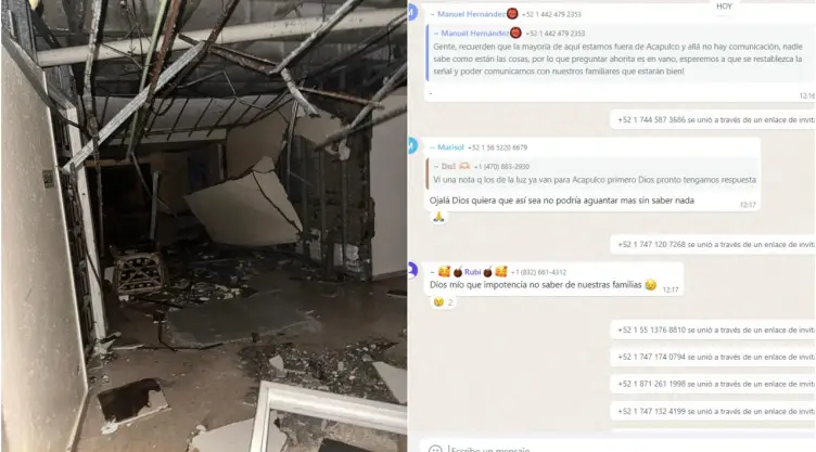 WhatsApp abren grupos para saber familiares Acapulco Otis