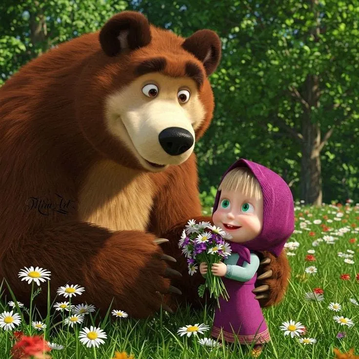 7 capítulos de Bluey y Masha y el Oso para enseñarles a los niños a respetar a las mujeres
