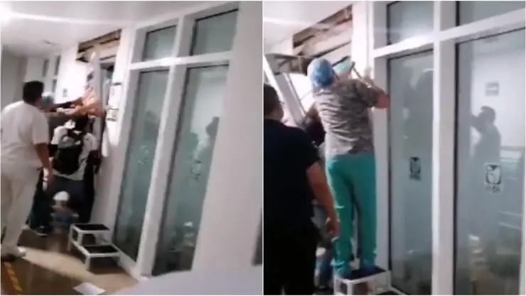 Elevador del IMSS niña prensada Playa del Carmen Quintana Roo