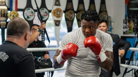 Andy Ruiz Luis King Kong Ortiz boxeo