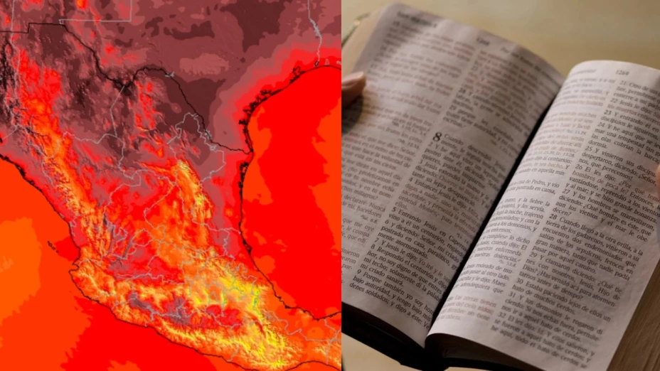 Usuarios viralizan versículos de la Biblia que hablan sobre el calor extremo