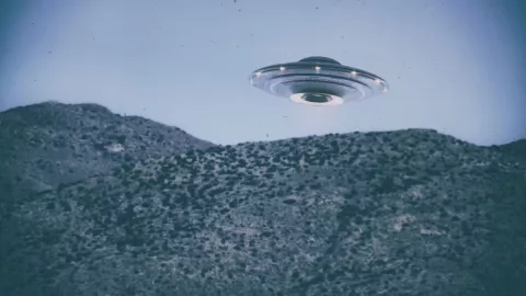 OVNI grabado en pico de Orizaba