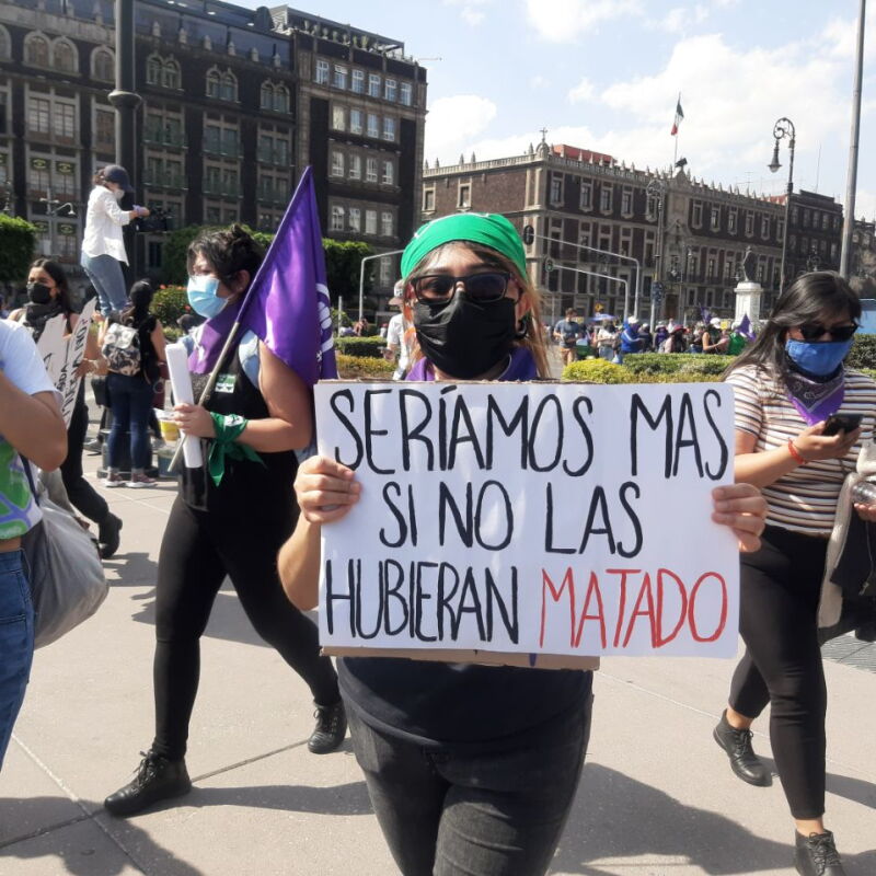 FOTOS: Así se vio la marcha por el 8M en la CDMX