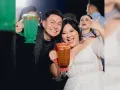 Marvín esperó a Herly en el altar con una guitarra en mano y ella entró cantando el “Aleluya”, un momento mágico para ellos y los asistentes de la ceremonia.