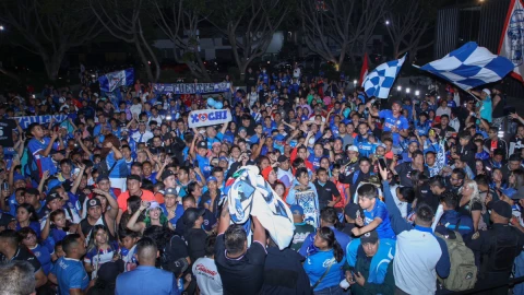 Aficionados de Cruz Azul