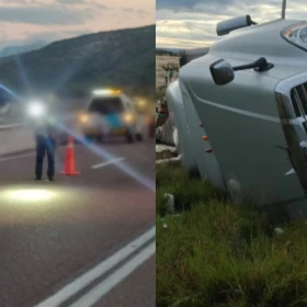 Carreteras, accidentes y bloqueos en México.