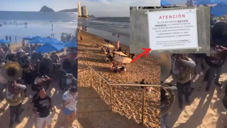 Playas bandas Mazatlán