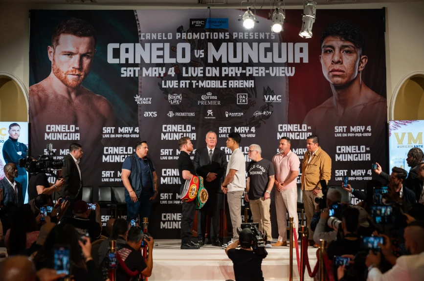 Conferencia de prensa oficial Canelo Álvarez vs Jaime Munguía