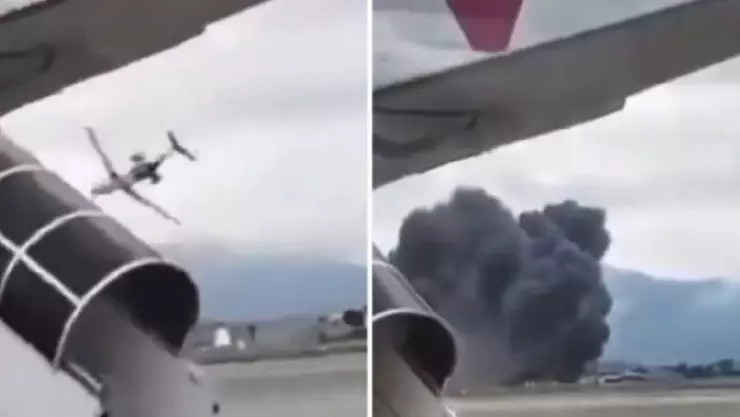 ¡Tragedia al aire! Avión se estrella en Nepal y deja sólo un sobreviviente.