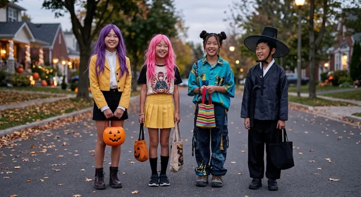 Disfraces KPop Demon Hunters Día de Muertos