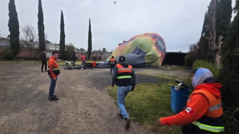 Aterrizajes forzosos globos aerostáticos Teotihuacán