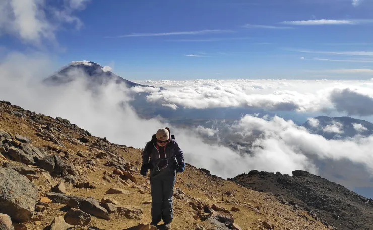 cuáles son los riesgos escalar popocatépetl